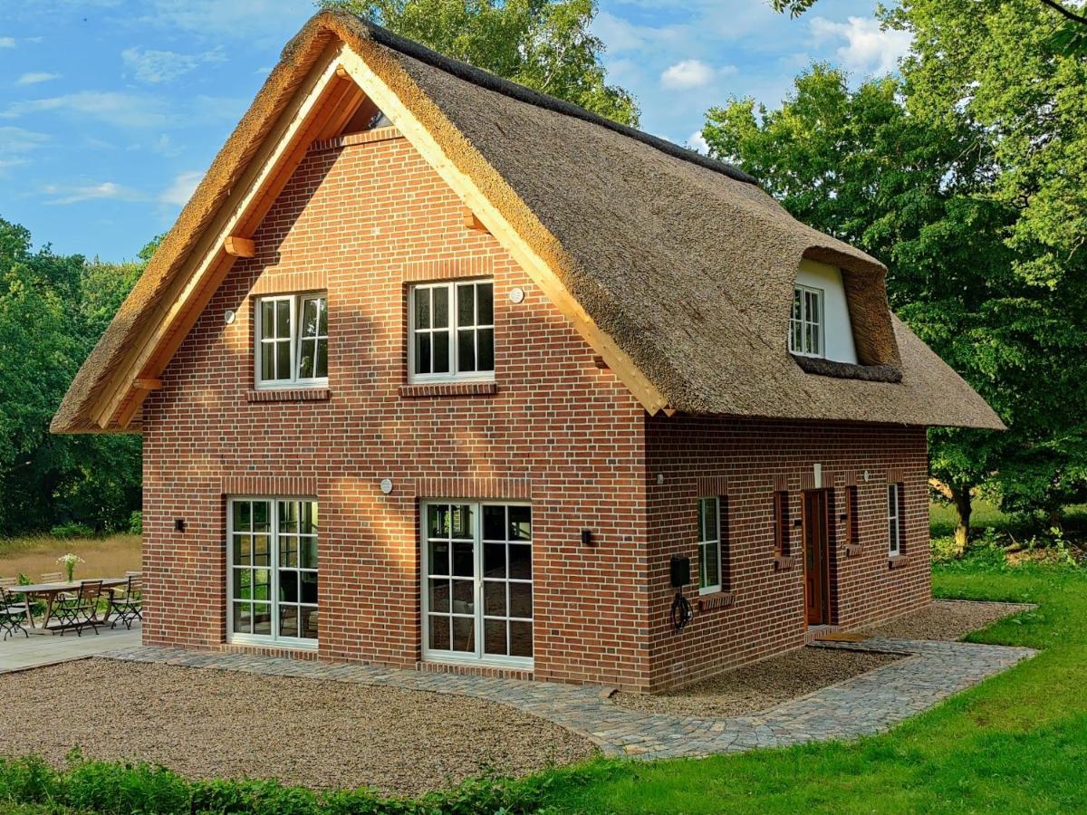 Reetdachhaus In Der Bremer Schweiz Exteriör bild